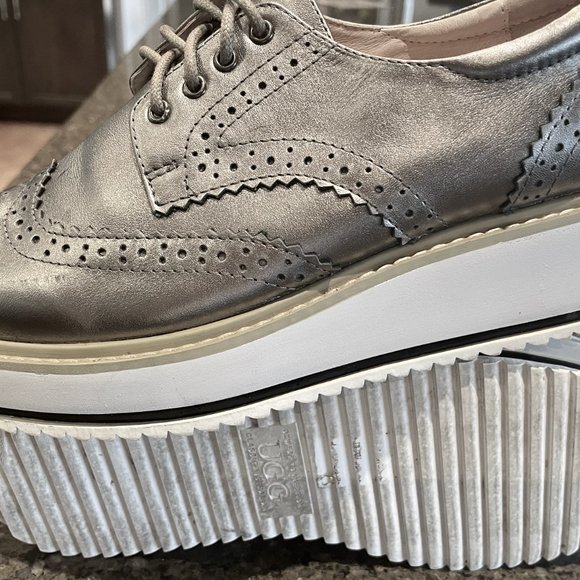 Ugg Ozwear Connection Platinum Platform shoes size 7 - Picture 5 of 6
